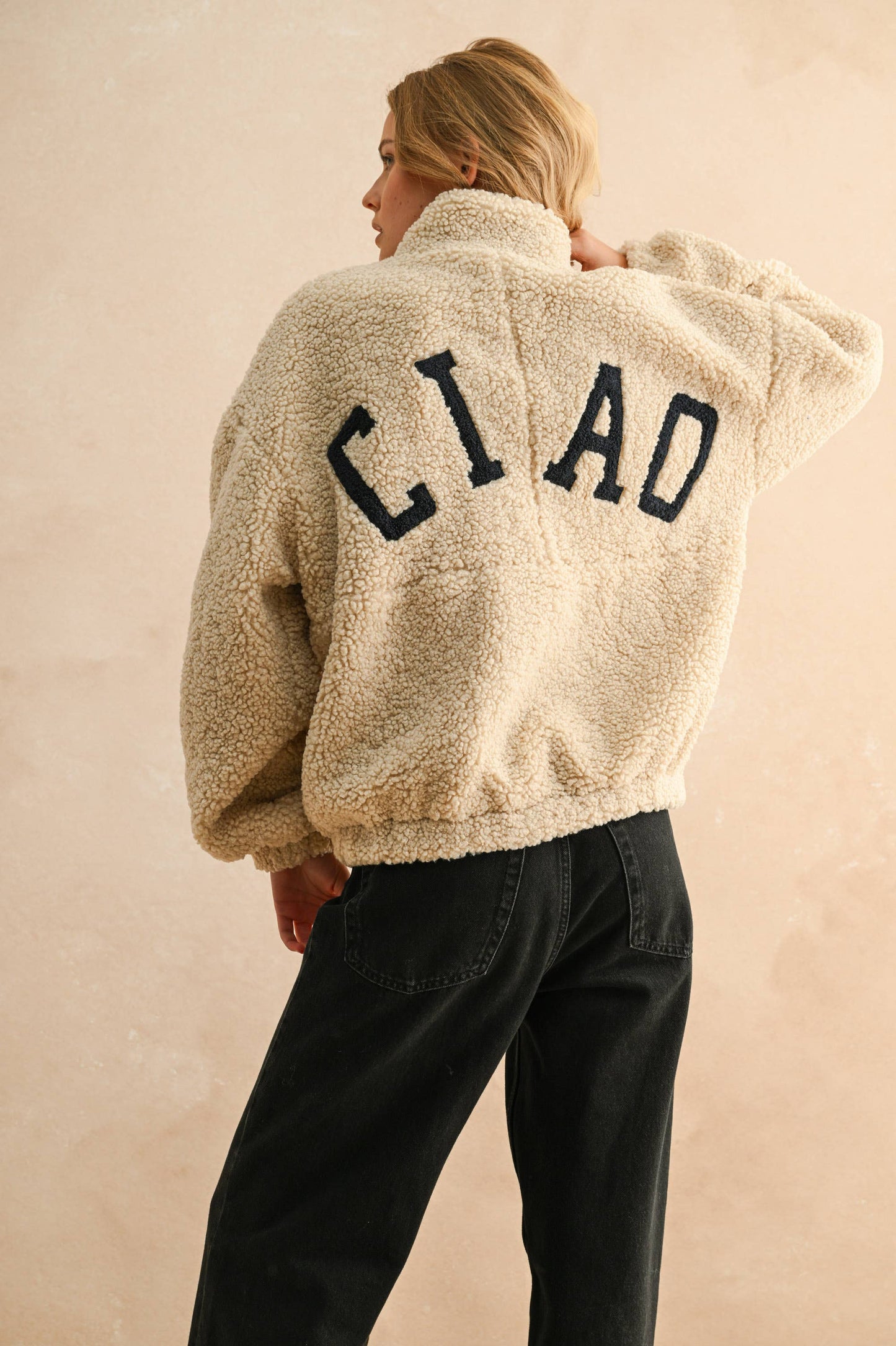 CIAO Half Zip Sherpa Pullover