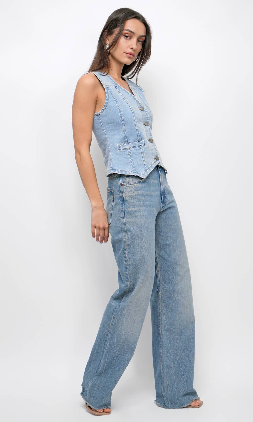 Cassidy Chambray Vest