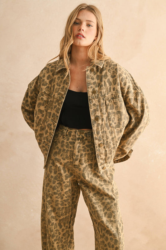 Muted Leopard Jacket
