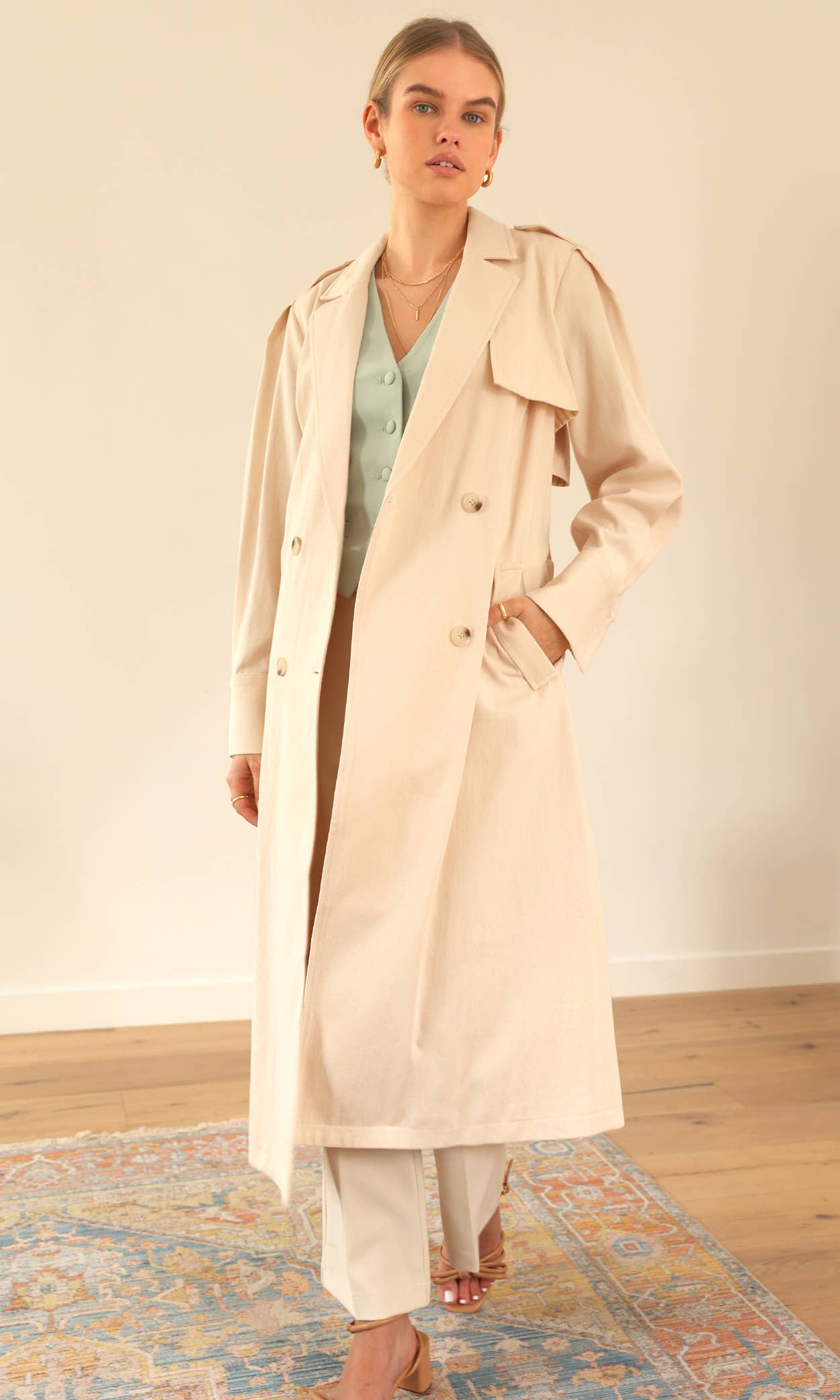 Edith Trench Coat