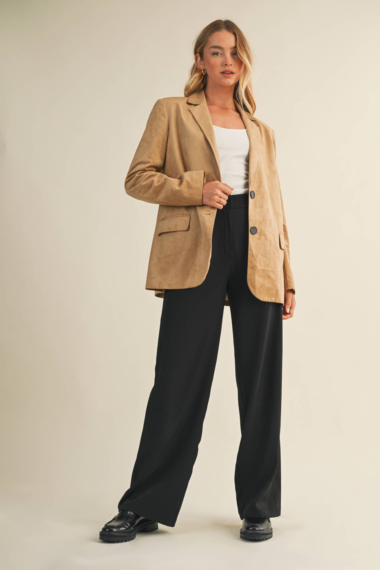 SUEDE BLAZER JACKET