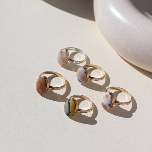 Sea Blossom Ring in 14k Gold Fill or Sterling Silver