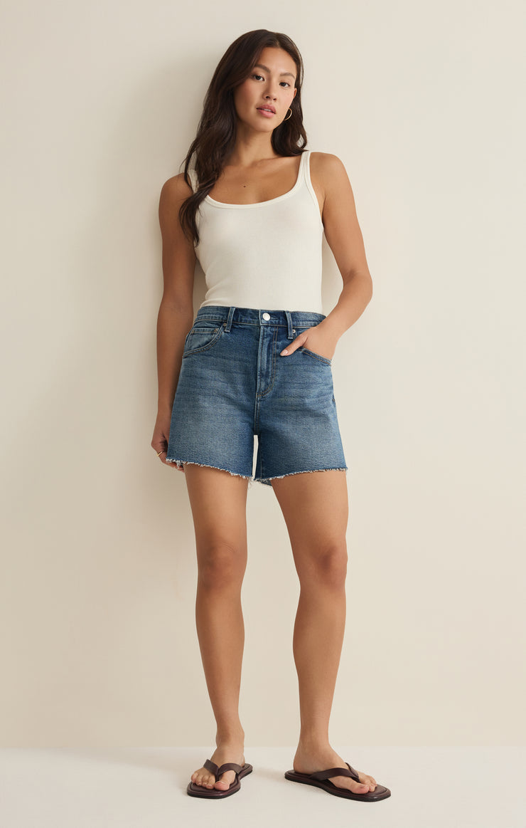 Jonah mid rise denim short - Z supply