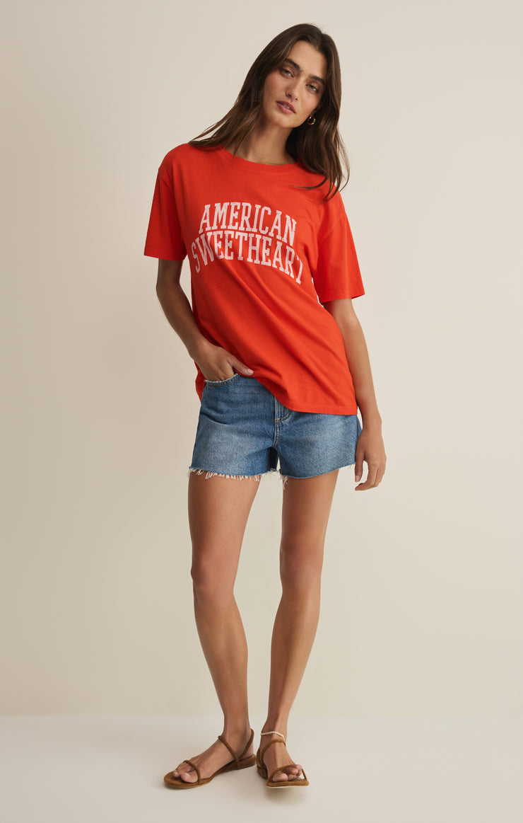 Sweetheart boyfriend tee - Z supply