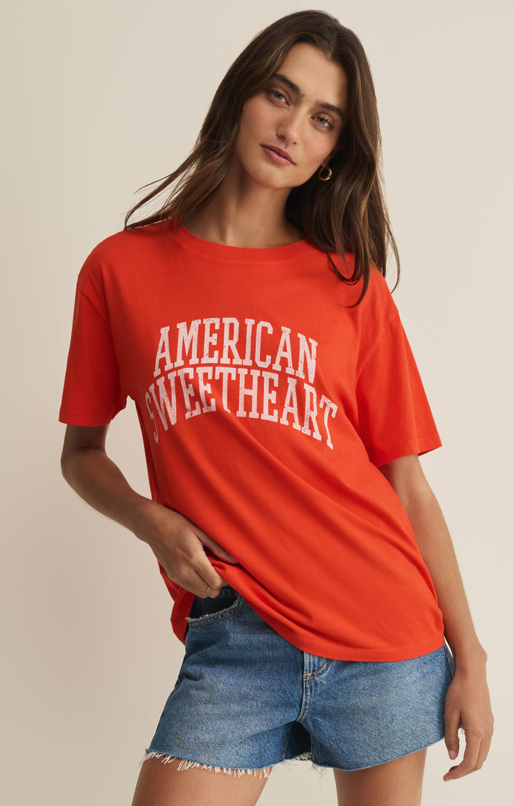 Sweetheart boyfriend tee - Z supply