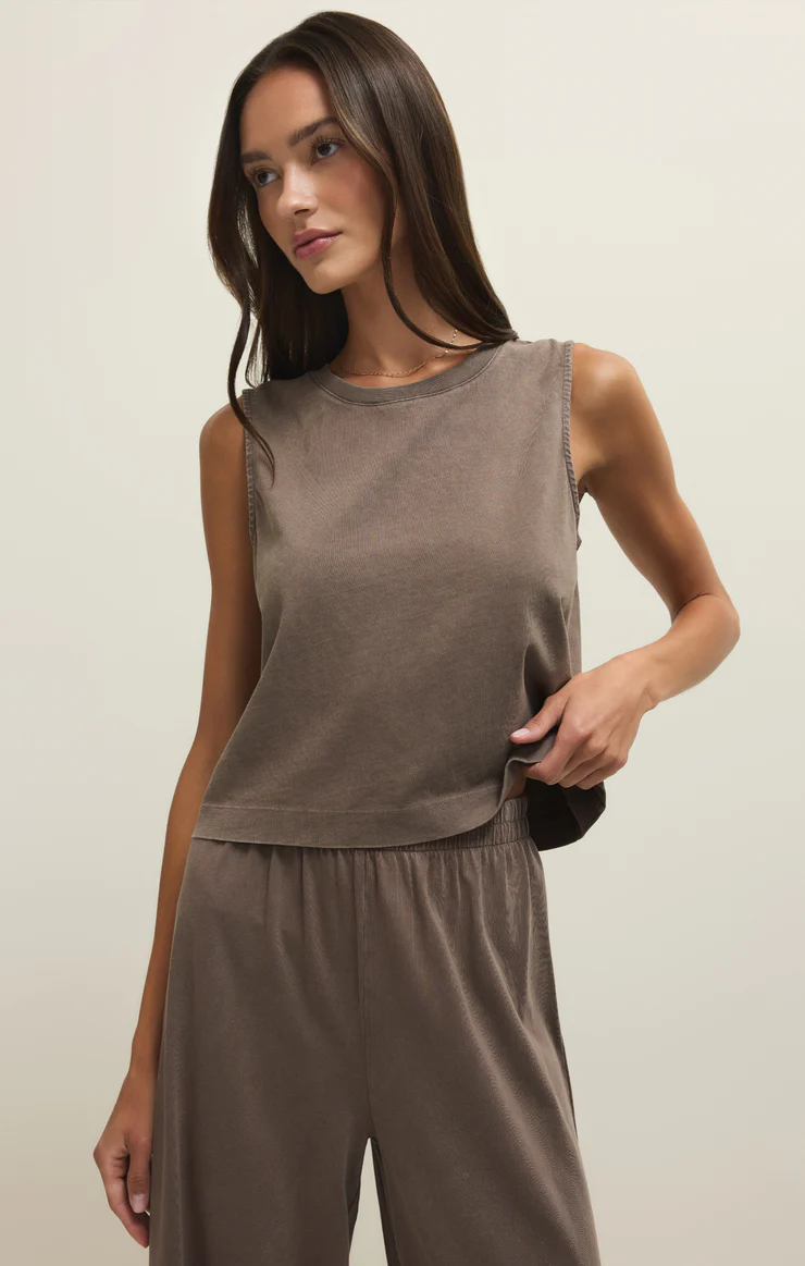 Sloane cotton jersey tank - Z supply