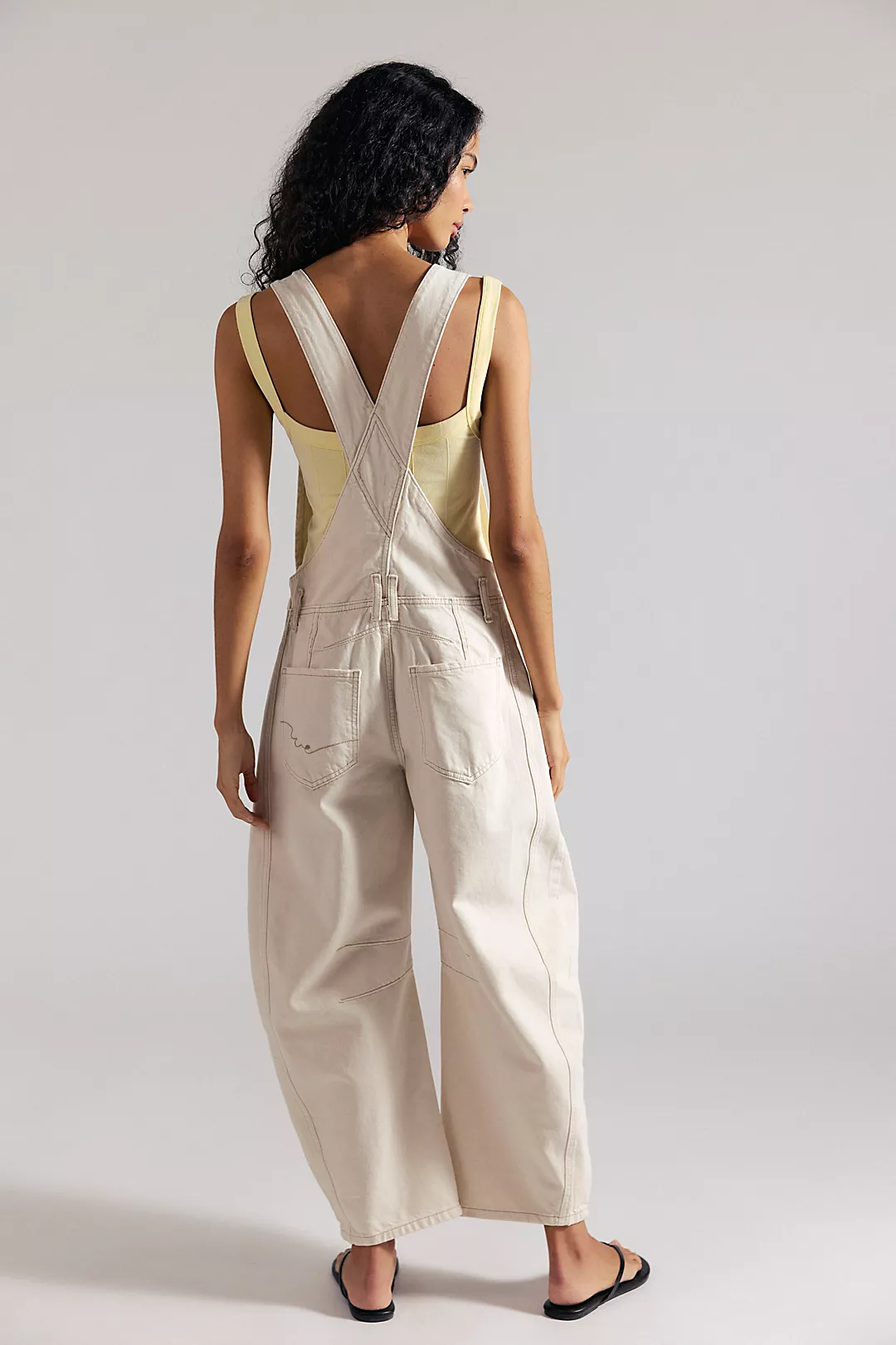 We The Free Good Luck Barrel Overalls - Free people