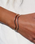 Swell cuff - sterling silver