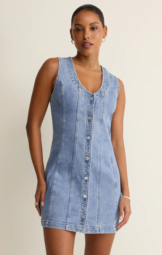 Jolie denim mini dress - Z supply