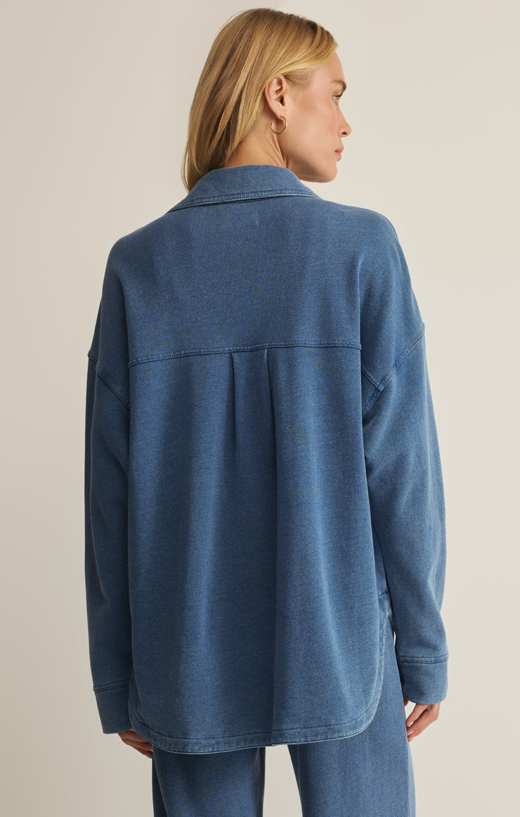 All day knit denim jacket - Z supply