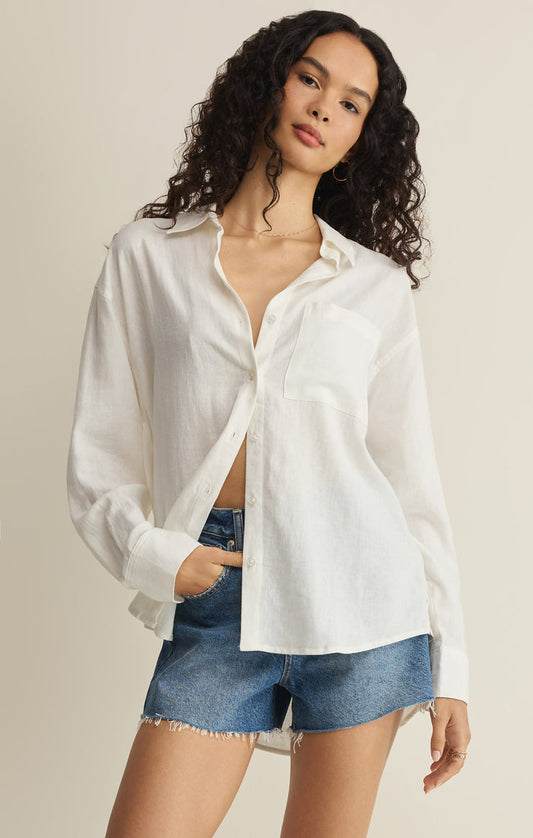 Signature linen top - Z supply