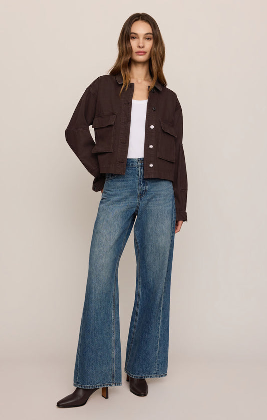 Rey Cropped Chore Jacket