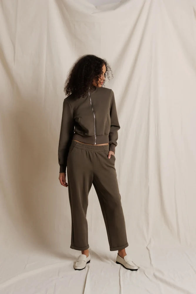 Milana | Track Jacket | Perfect White Tee
