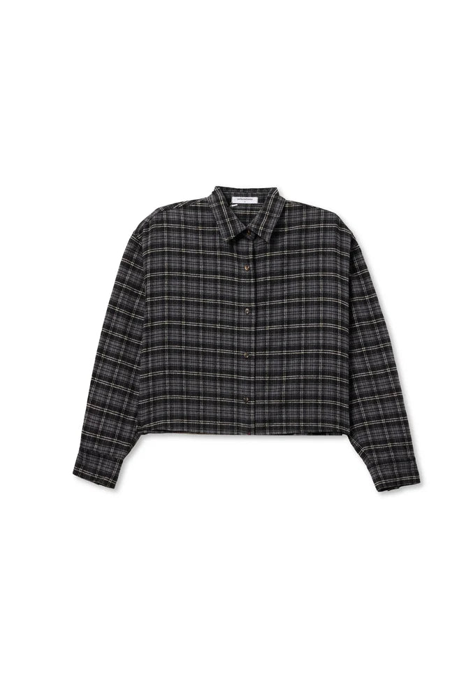 Perfect White Tee- Tate Flannel
