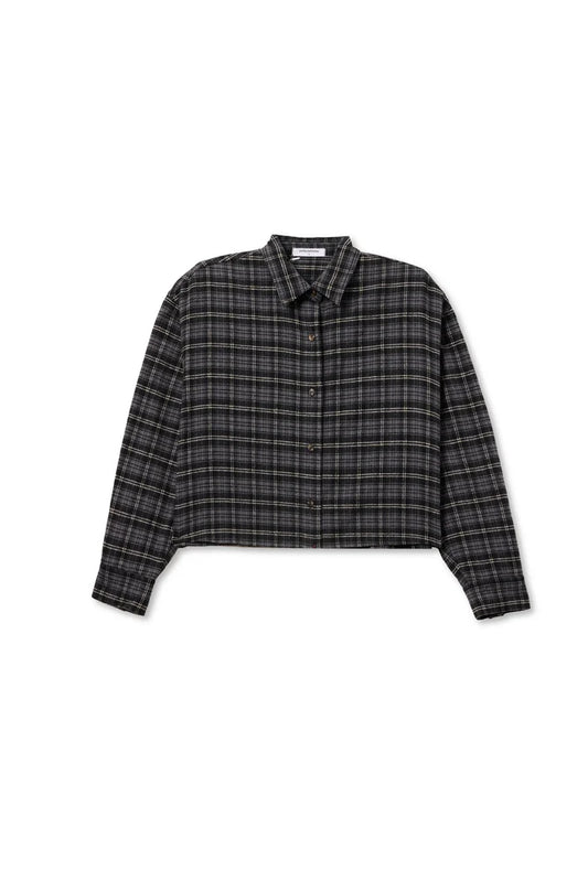 Perfect White Tee- Tate Flannel