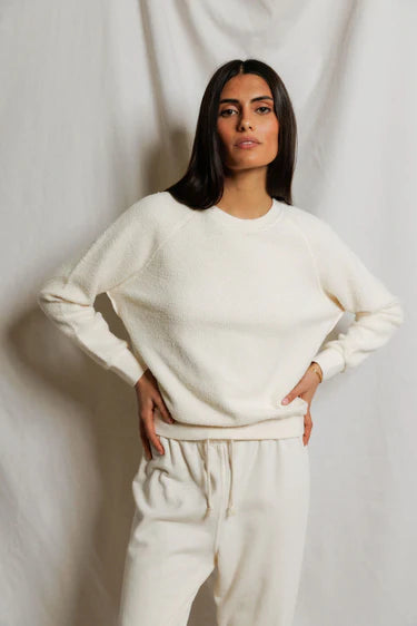 Ziggy Reverse Fleece Shrunken Crew